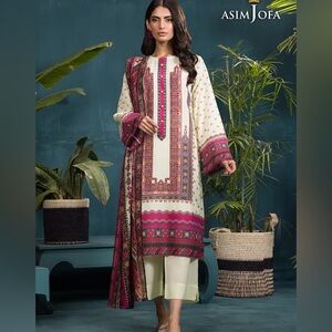 Pakistani Indian shalwar kameez women dress party wear stitched 3 piece